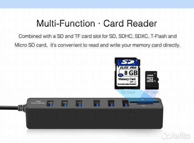 Концентратор USB combo 3/6 Концентратор USB combo 3/6