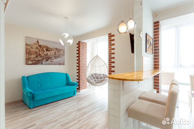 

Квартира-студия, 45 м², 2 кровати