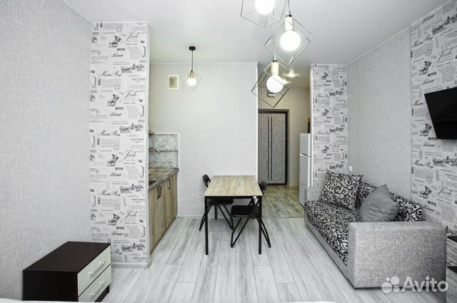 

Квартира-студия, 26 м², 2 кровати