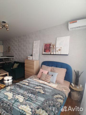 

Квартира-студия, 30 м², 2 кровати