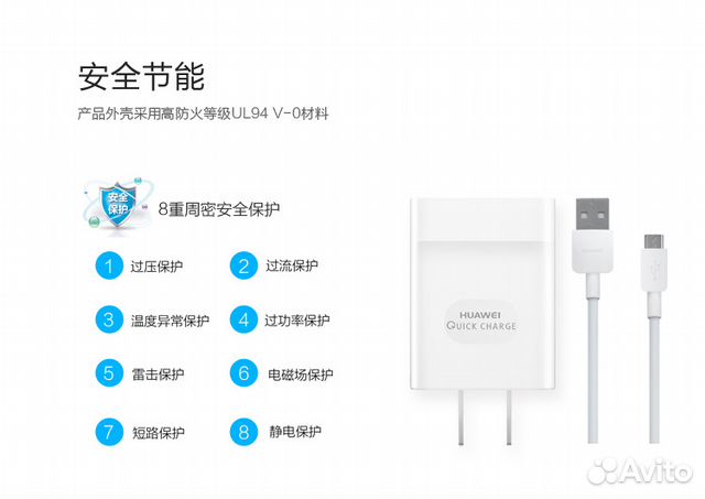 Зарядное устройство Huawei Quick Charge 2.0