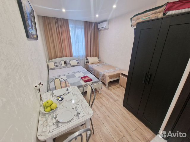 

Квартира-студия, 18 м², 2 кровати