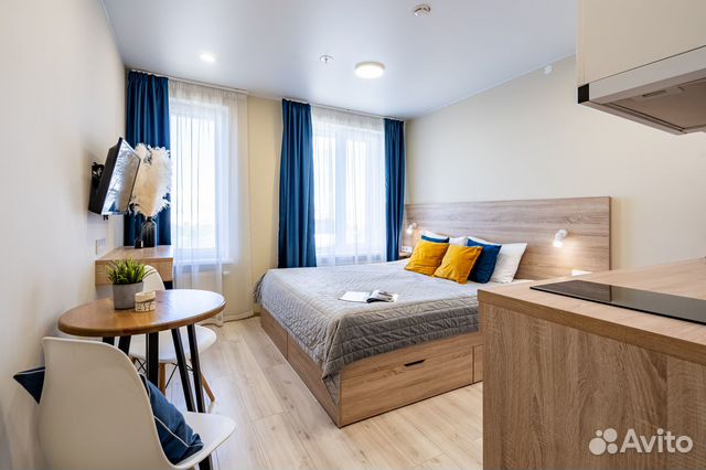 

Квартира-студия, 22 м², 1 кровать