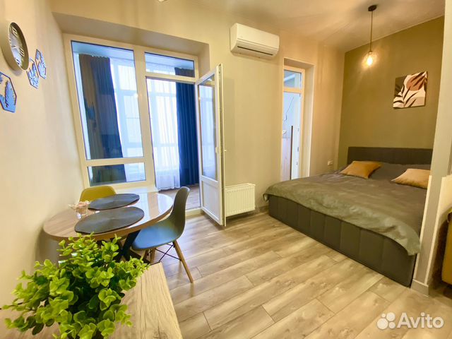 

Квартира-студия, 32 м², 2 кровати
