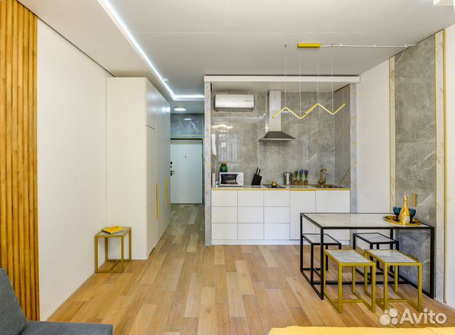 

Квартира-студия, 33 м², 2 кровати