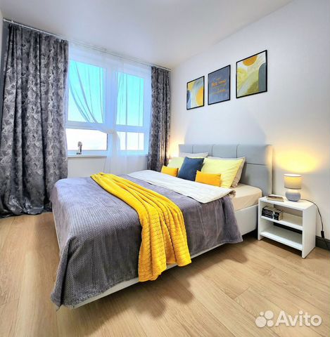 

1-к. квартира, 37 м², 2 кровати