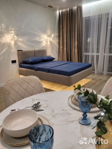 

Квартира-студия, 38 м², 2 кровати