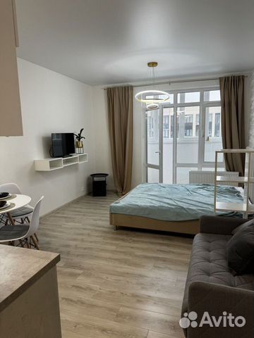 

Квартира-студия, 28 м², 2 кровати