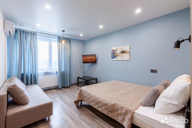 

1-к. квартира, 45 м², 2 кровати