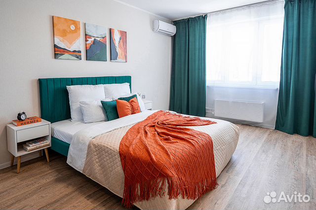 

1-к. квартира, 37 м², 2 кровати
