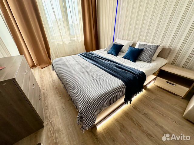 

1-к. квартира, 43,6 м², 2 кровати