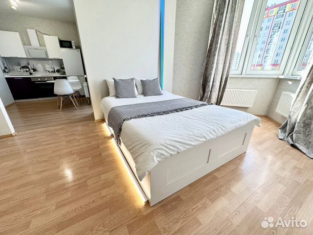 

Квартира-студия, 42 м², 2 кровати