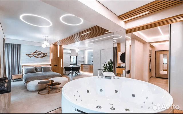 

Квартира-студия, 54 м², 1 кровать