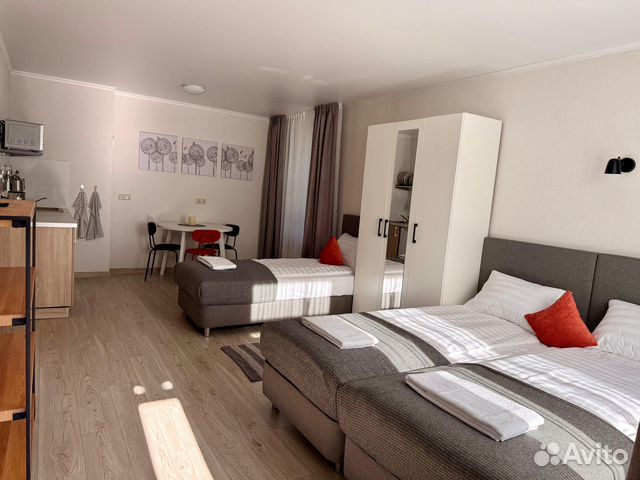 

1-к. квартира, 27 м², 3 кровати