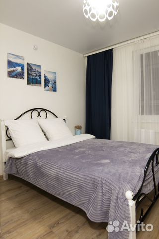 

1-к. квартира, 42 м², 2 кровати
