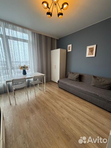 

Квартира-студия, 27 м², 2 кровати