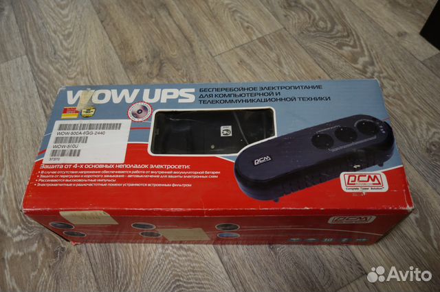 Ибп Powercom WOW 500U без аккумулятора Ибп Powercom WOW 500U без аккумулятора