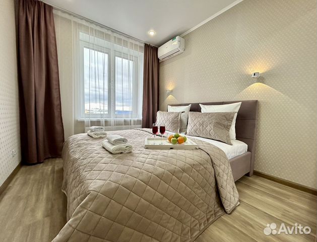 

1-к. квартира, 44 м², 2 кровати