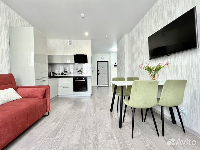 

1-к. квартира, 40 м², 2 кровати