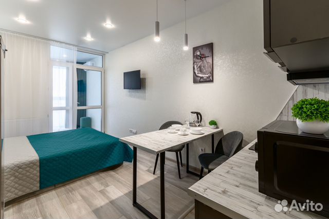 

Квартира-студия, 28 м², 2 кровати