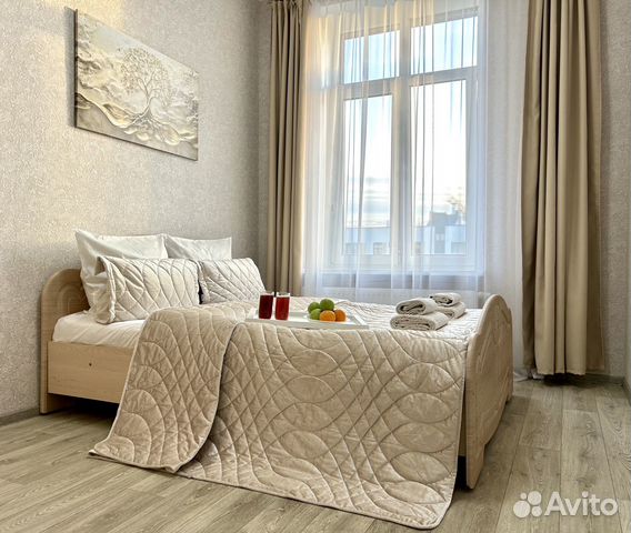 

1-к. квартира, 40 м², 2 кровати