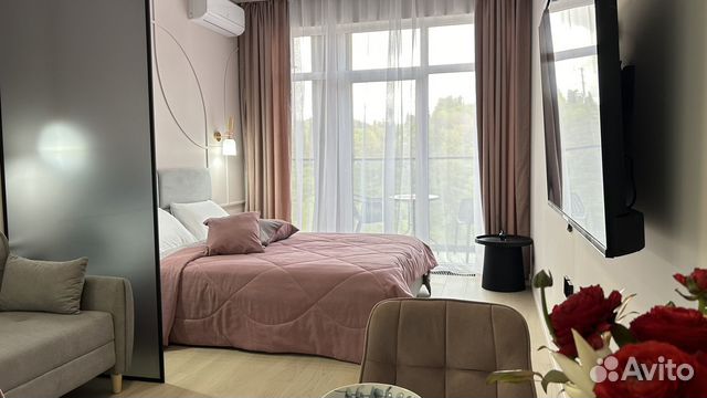 

Квартира-студия, 30 м², 2 кровати