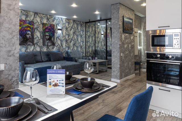 

Квартира-студия, 40 м², 2 кровати