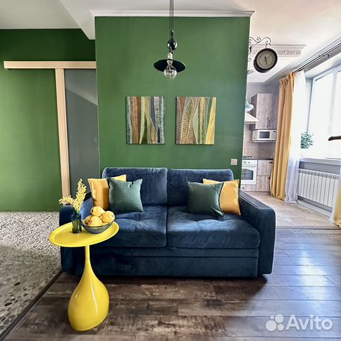 

1-к. квартира, 55 м², 2 кровати