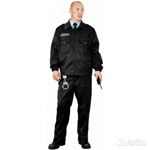 Форма костюм охранника шевроны