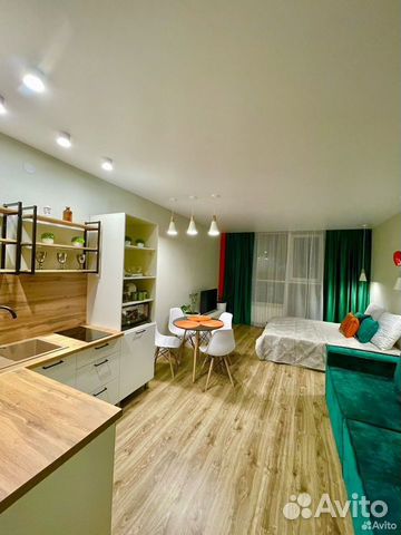 

Квартира-студия, 34,8 м², 2 кровати