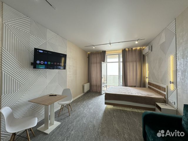 

Квартира-студия, 46 м², 2 кровати