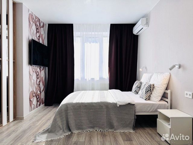 

Квартира-студия, 44 м², 2 кровати