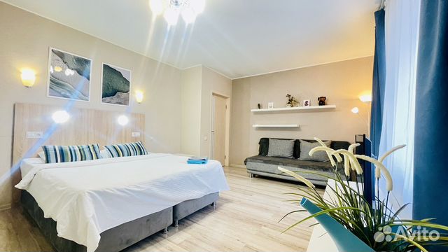 

1-к. квартира, 42 м², 2 кровати