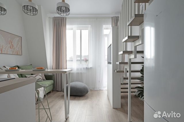

Квартира-студия, 33 м², 2 кровати