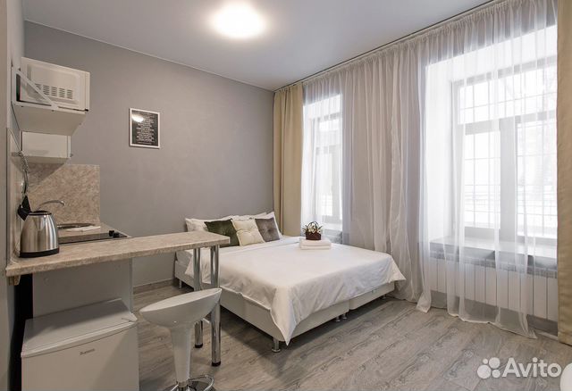 

Квартира-студия, 32 м², 2 кровати