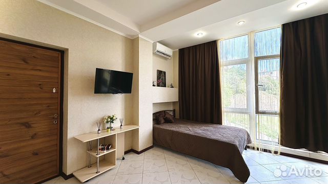 

Квартира-студия, 33 м², 2 кровати
