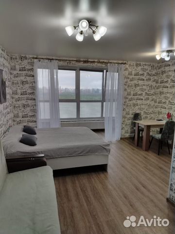 

Квартира-студия, 38 м², 2 кровати