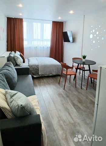 

Квартира-студия, 28 м², 2 кровати