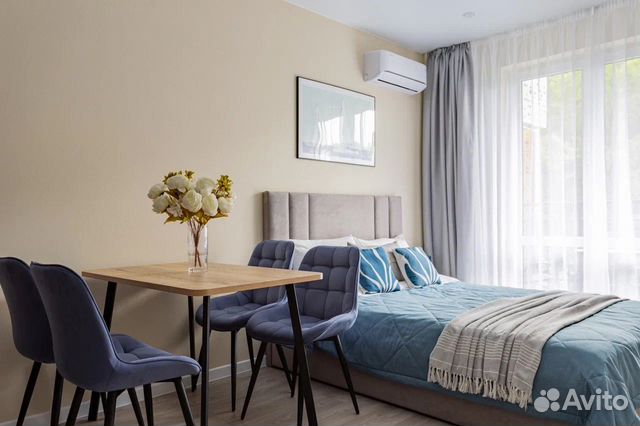 

Квартира-студия, 28 м², 2 кровати