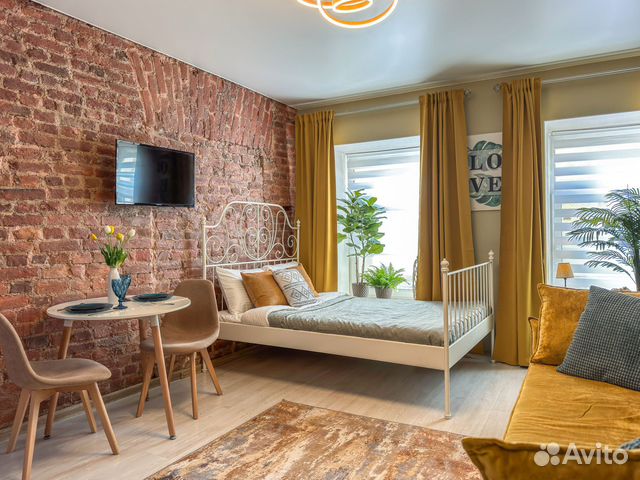 

Квартира-студия, 27 м², 2 кровати