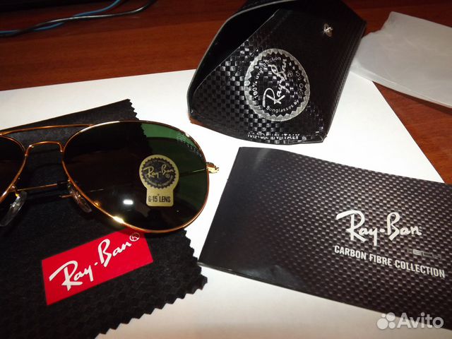 Очки Ray Ban tech carbon. aviator