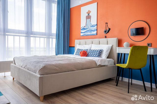 

Квартира-студия, 28 м², 2 кровати