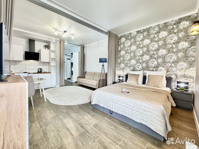 

Квартира-студия, 38 м², 2 кровати