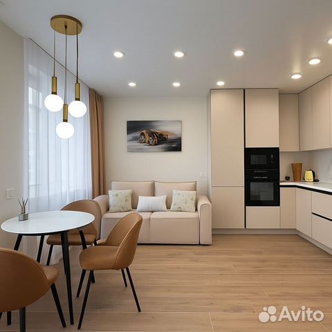 

1-к. квартира, 50 м², 2 кровати