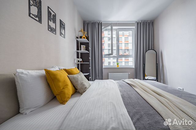 

1-к. квартира, 38 м², 2 кровати