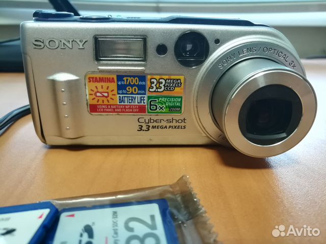 Sony Cyber-shot DSC-P1 с адаптером питания