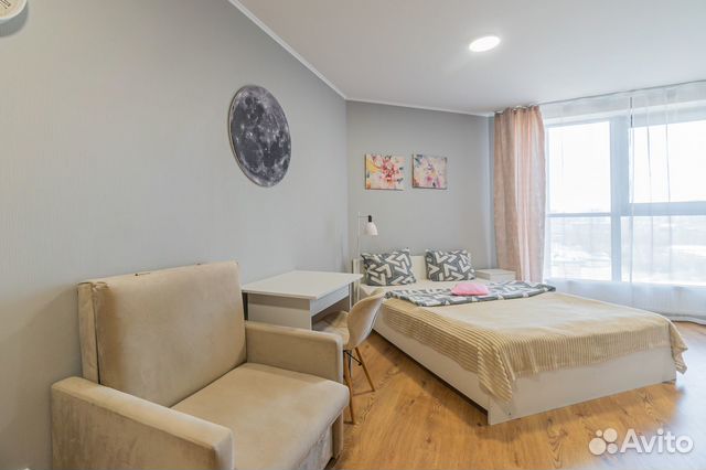 

Квартира-студия, 28 м², 2 кровати