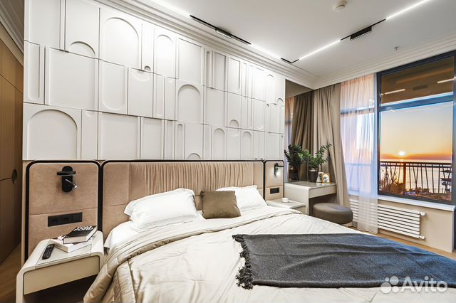 

1-к. квартира, 55 м², 2 кровати