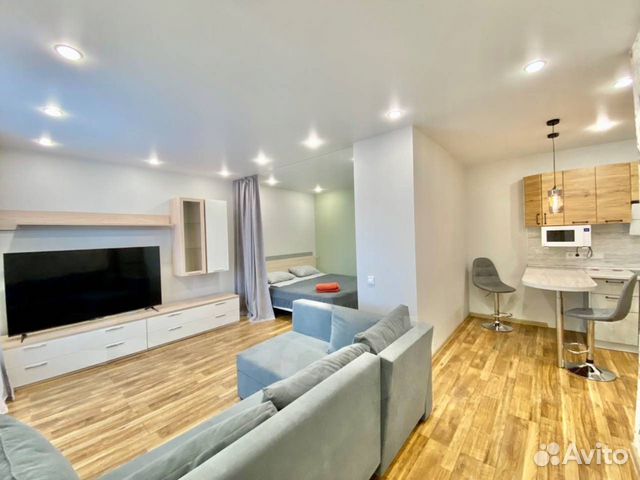 

Квартира-студия, 47 м², 2 кровати
