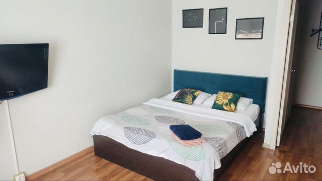 

1-к. квартира, 46 м², 3 кровати